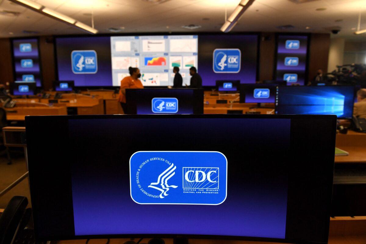 The Emergency Operations Center at the Centers for Disease Control and Prevention in Atlanta on March 19, 2021. (Eric Baradat/AFP via Getty Images)