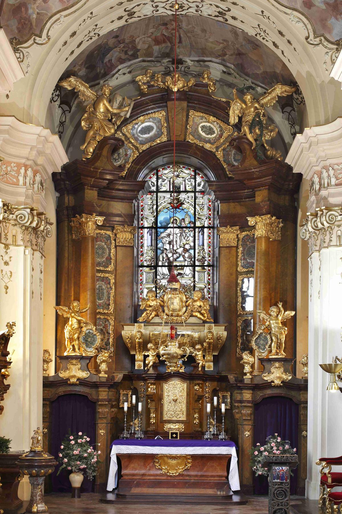 The Chapel of St. Norbert at Strahov Abbey contains the coffin of St. Norbert which rests above the main altar. (Photo courtesy of <a href="https://www.strahovskyklaster.cz/en/">Strahov monastery</a>)