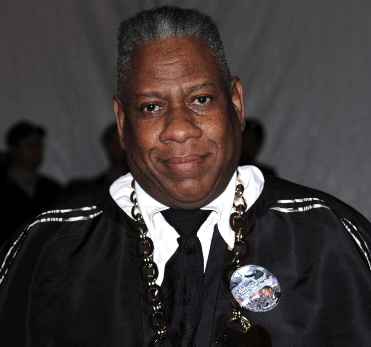 Vogue editor at large André Leon Talley arrives at the Metropolitan Museum of Art's Costume Institute Gala in New York, on May 4, 2009. (Evan Agostini/AP Photo)