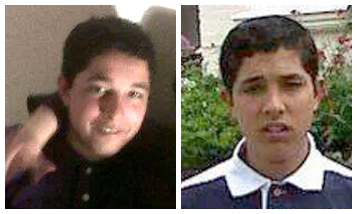 Undated photos Abdullah Deghayes (R) and Jaffar Deghayes, who were killed in Syria. (Family handout/PA)