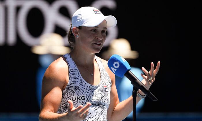 Ash Barty Marks First Nations Day With Easy Win in Australia