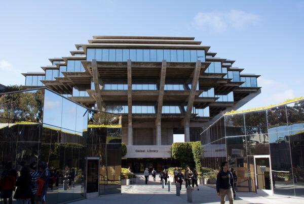 The Geisel Library at the University of California–San Diego in La Jolla, Calif., on May 15, 2018. (Yang Jie/The Epoch Times)