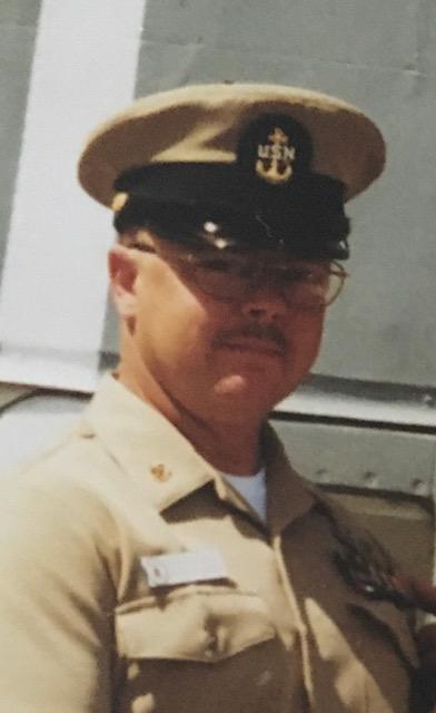 Frank Shirey on the day he retired from the Navy, July 31, 1995. (Courtesy of Frank Shirey)