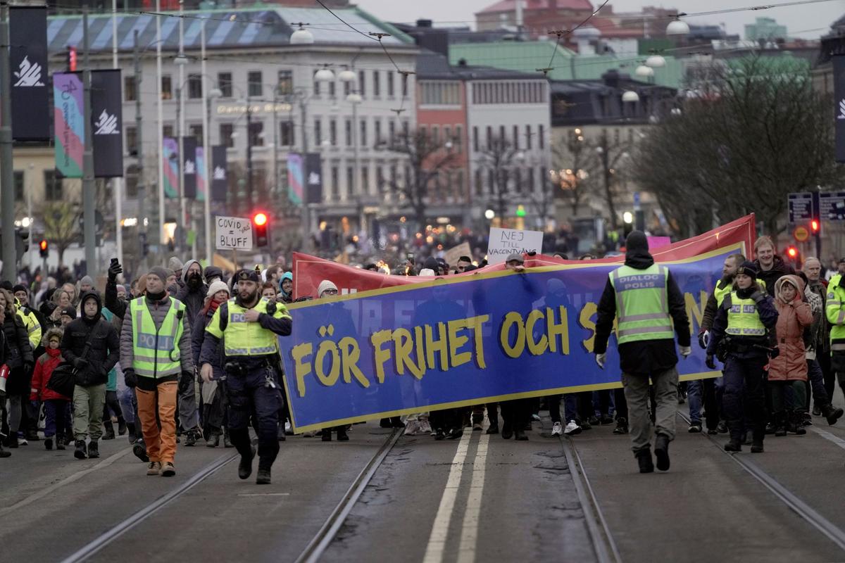 Vaccine Passport Protests in Europe Draw Thousands of People