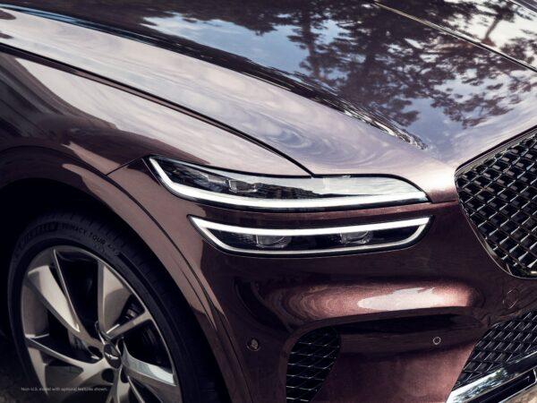 Full-LED quad headlight. (Courtesy of Genesis)