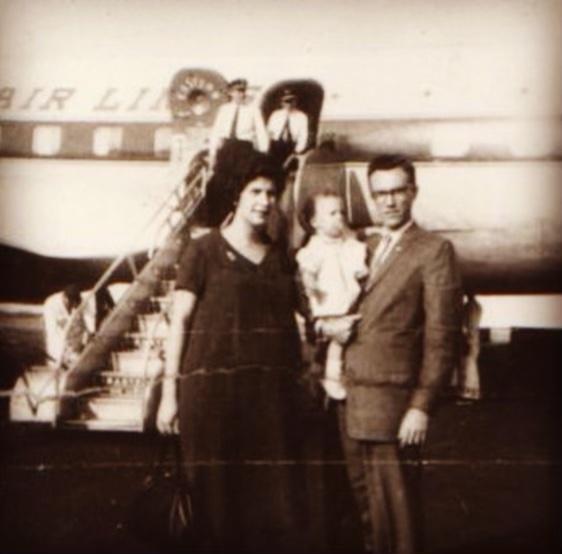 Alberto and Matilde Hidalgo, with their first-born Matilde Hidalgo Lima, fled Cuba and arrived in the United States of America in 1961. (Courtesy of Patti Menders)