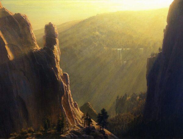 “Light Streams” by Joseph McGurl. Oil on canvas; 30 inches by 40 inches. (Courtesy of Joseph McGurl)