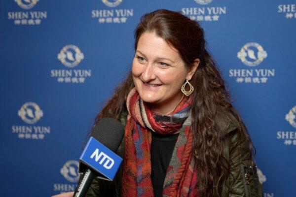 Marylene Gingras-Roy at Shen Yun Performing Arts at Pittsburgh's Benedum Center, on Jan. 22, 2022. (NTD)