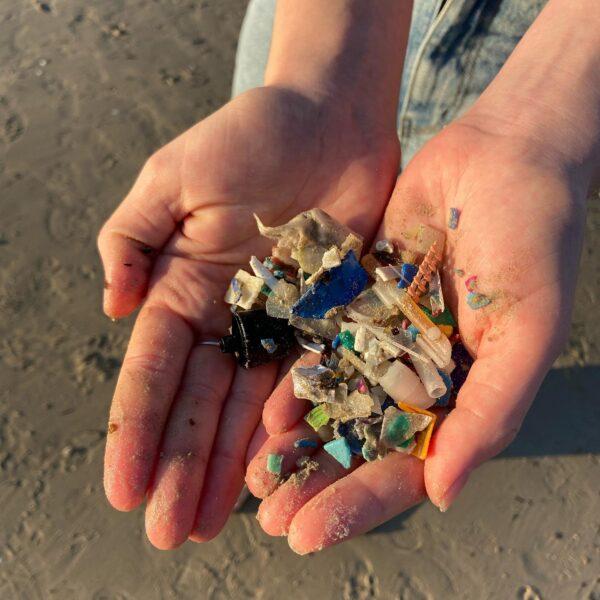 Plastics collected at Brighton Beach in South Australia on Sep. 1, 2021. (AUSMAP/Supplied)