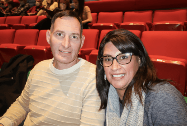 David and Maria Fuller at the Jan. 23, 2022 matinee of Shen Yun in Des Moines, Iowa. (Stacey Tang/Epoch Times)