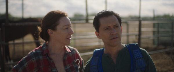 Molly Parker and Clifton Collins Jr. in "Jockey." (Sony Classic Pictures)