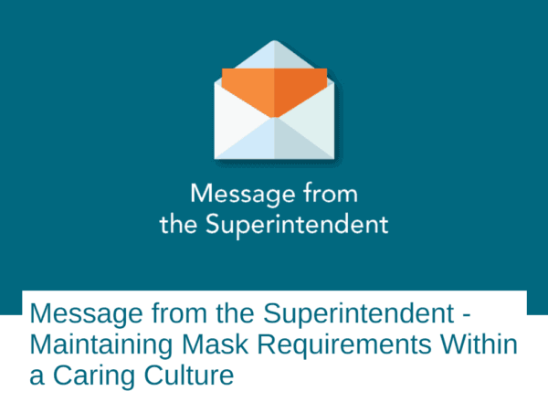 Screenshot from Message from the Superintendent—"Maintaining Mask Requirements Within a Caring Culture"—issued by Fairfax County Public Schools Superintendent Scott Brabrand on Jan. 15, 2022. (FCPS website)