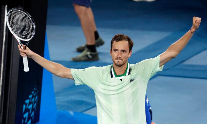 Medvedev Saves Match Point, Moves Into Australian Open Semis