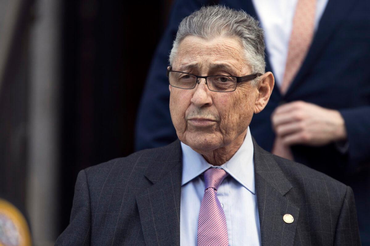 Former New York Assembly Speaker Sheldon Silver leaves federal court in New York, on May 11, 2018. (AP Photo/Mary Altaffer)