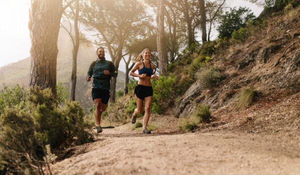 Trails provide uneven terrain, rocks, roots and inclines and declines, increasing difficulty for more advanced runners. (Shutterstock)