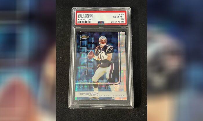 Rare Tom Brady Card From 1st Super Bowl Year to Be Auctioned