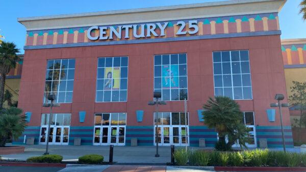 Century 25 Theater in Union City, Calif., on Jan. 25, 2022. (Ilene Eng/The Epoch Times)