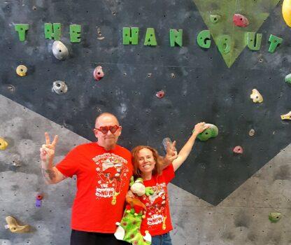 Gareth (L) and Tracy (R) Wall, owners of the Hangout Indoor Rock-Climbing Centre in Perth, Australia, obtained Jan. 21, 2022. (Hangout Indoor Rock-Climbing Centre)