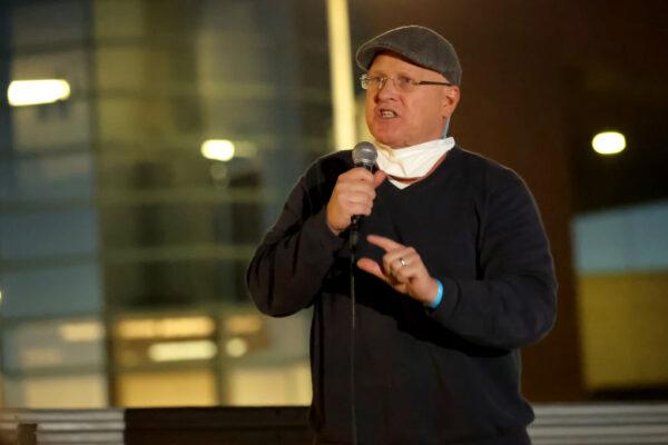 Los Angeles City Councilman Mike Bonin speaks during an event in Los Angeles on Jan. 6, 2022. (Amy Sussman/Getty Images)