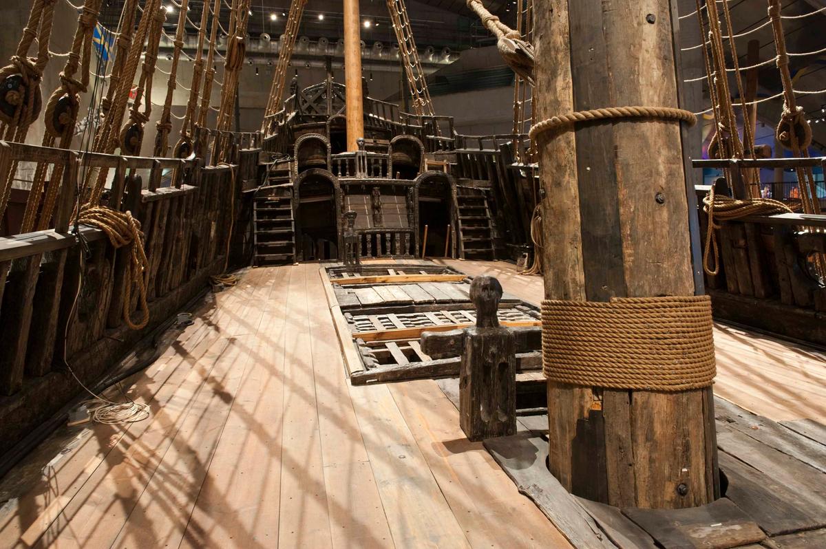 Part of the ship Vasa’s upper deck, towards the stern. (Courtesy of Anneli Karlsson/<a href="https://www.facebook.com/Vasamuseet/">Vasa Museum</a>/SMTM)