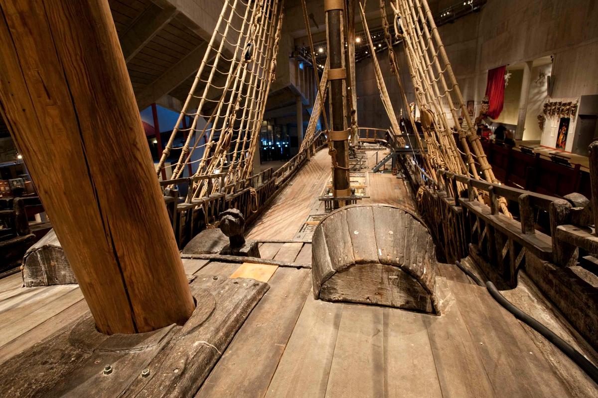 Part of the ship Vasa’s upper deck, towards the foreship. (Courtesy of Anneli Karlsson/<a href="https://www.facebook.com/Vasamuseet/">Vasa Museum</a>/SMTM)