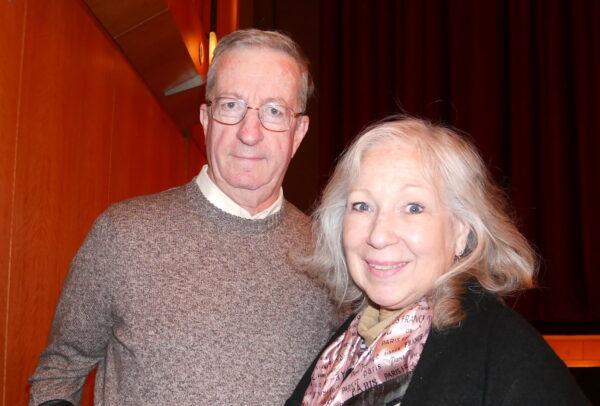 Robert Jensik and Janet Jensik at the Jan. 29 Shen Yun matinee in Memphis. (Sherry Dong/Epoch Times)