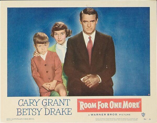 A lobby card for "Room for One More," starring (L–R) Clifford Tatum Jr., Betsy Drake, and Cary Grant. (MovieStillsDB)