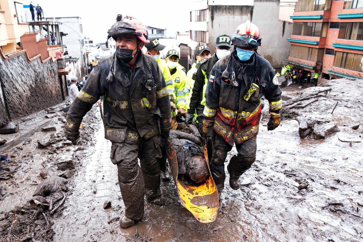 Landslides Kill at Least 24 as Rains Deluge Ecuador Capital