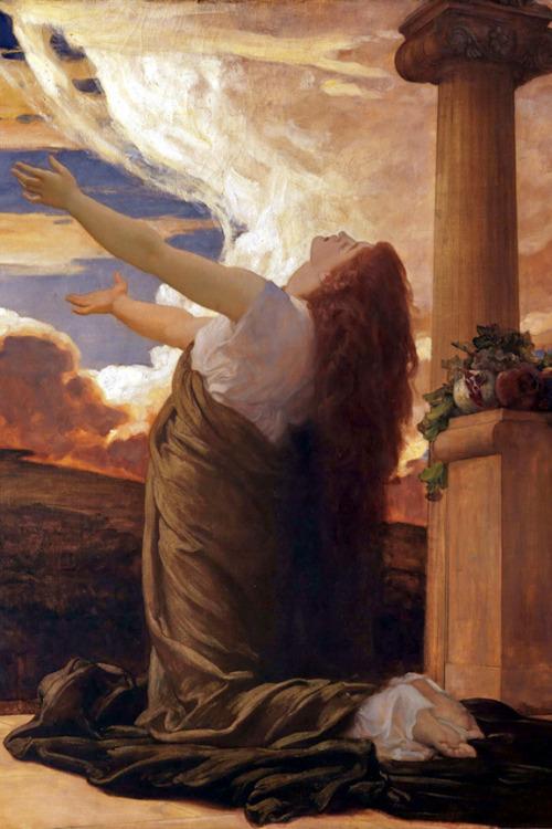 The loss of love, as in the myth of Clytie, can also lead to despair. “Clytie,”circa 1895–1896, by Sir Frederic Leighton. 61.4 inches by 53.9 inches. Leighton House Museum, London. (Public Domain)