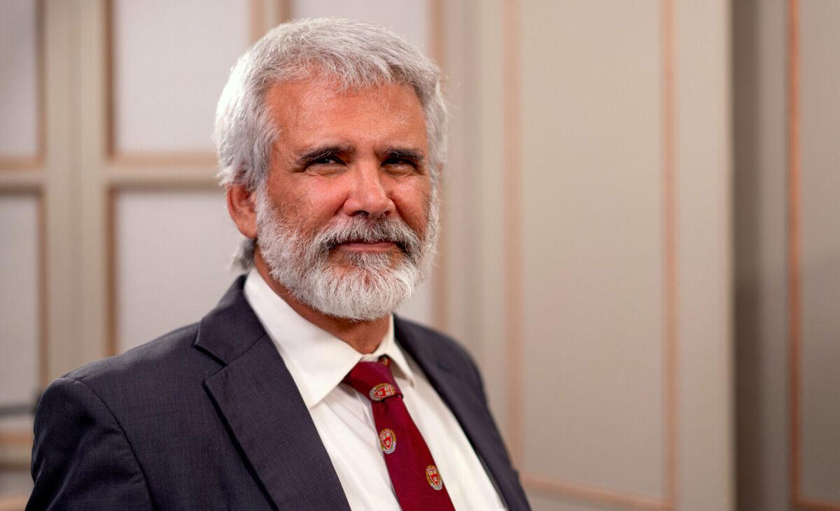 Dr. Robert Malone, who invented mRNA vaccine technology, in Washington on June 29, 2021. (Zhen Wang/The Epoch Times)