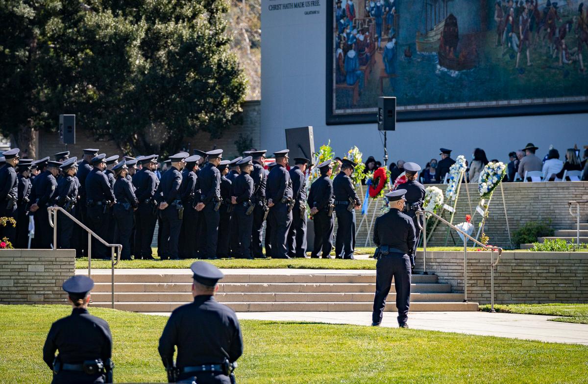Off-Duty LAPD Officer Killed in Street Robbery Laid to Rest by Family, City Leaders