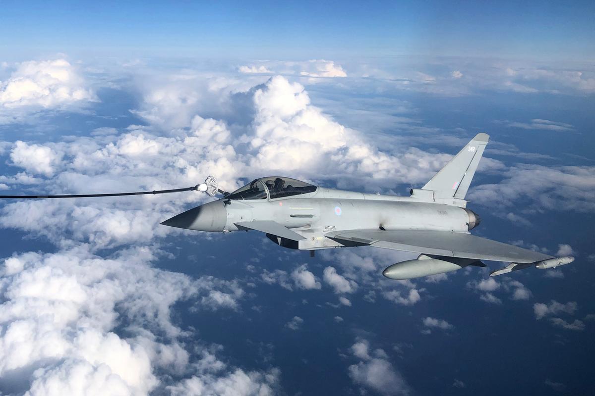 UK Air Force Scrambles Typhoon Jets to Intercept Russian Bombers