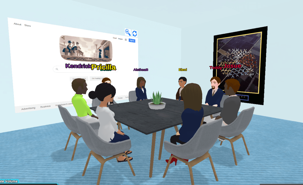 An eXp World virtual meeting. (Courtesy of eXp Realty)
