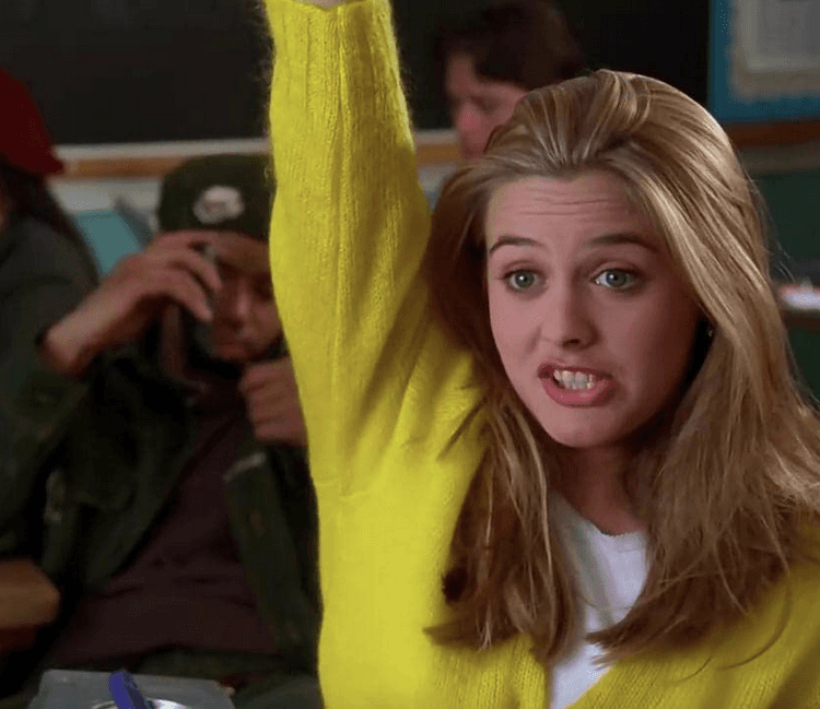 Alicia Silverstone as Cher, the lead role in her now classic teen movie, "Clueless" which is loosely based on Jane Austen's 1815 novel, "Emma." (Paramount Pictures)