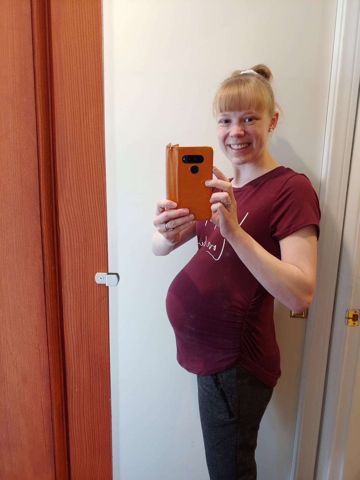 Abigail Ostrom during her pregnancy. (Courtesy of Abigail Ostrom)