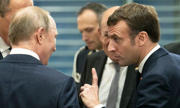 Putin, Macron Agree on Measures to Halt Ukraine Escalation