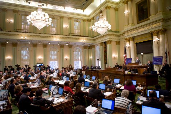 A file photo of the Legislature at the State Capitol June 2, 2009, in Sacramento. (Max Whittaker/Getty Images)