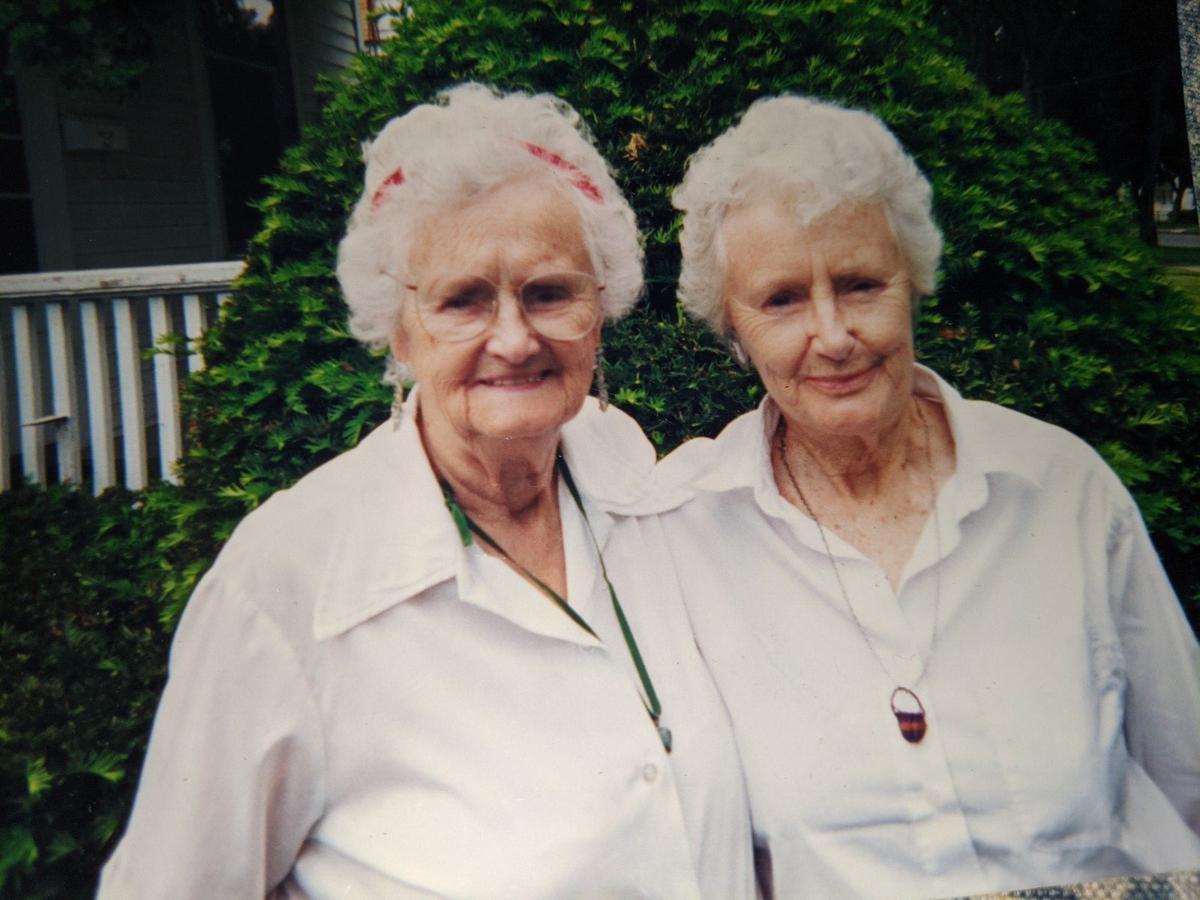 The author's grandmother, age 90, and mother, age 72. (Courtesy of Donna Rinehart)