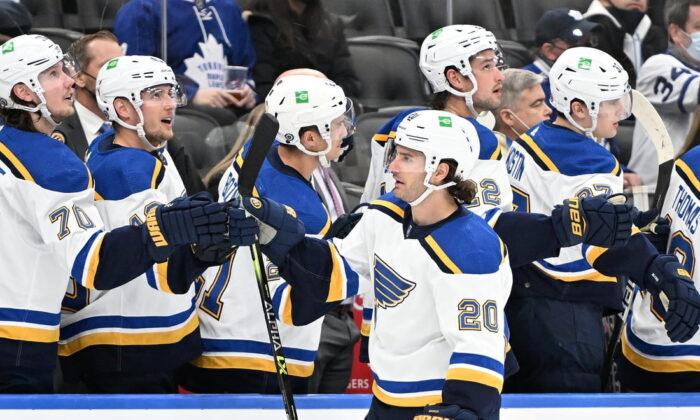 NHL Roundup: Blues Break out in 3rd Period to Bust Leafs