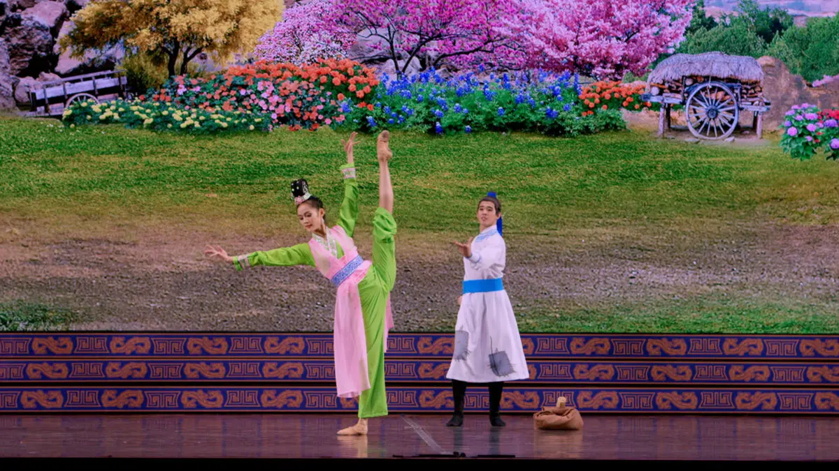 Angelia Wang in performance. (Courtesy of Shen Yun Performing Arts)