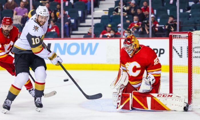 NHL Roundup: Flames’ Jacob Markstrom Posts NHL-Best 8th Shutout