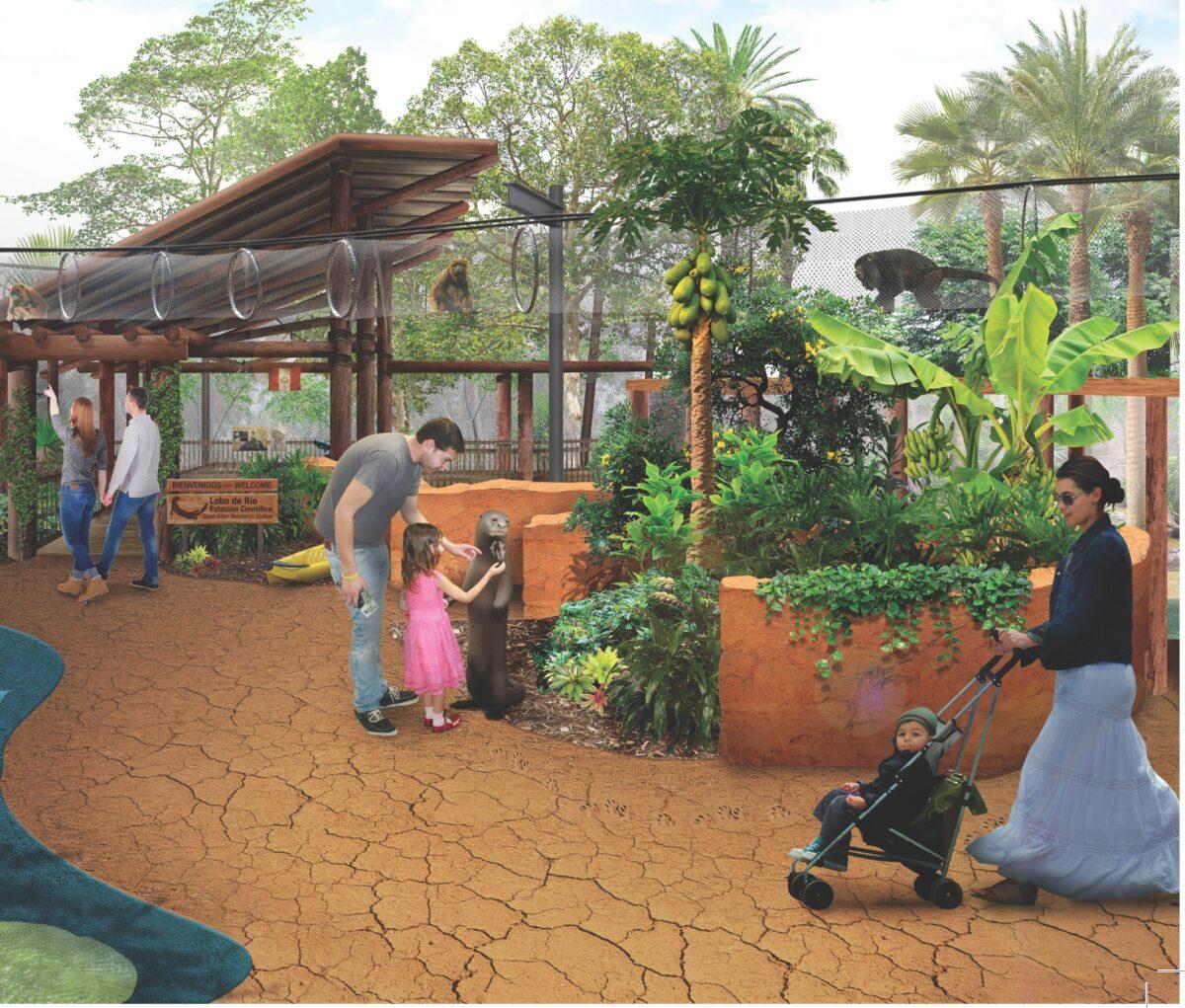 Rendering of a portion of the new Santa Ana Zoo expansion. (Courtesy of the City of Santa Ana)