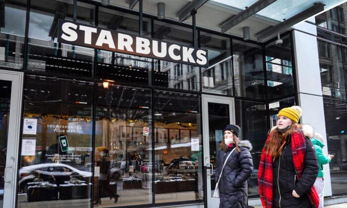 Union Efforts Grow Across Starbucks Stores Amid National Labor Shortage