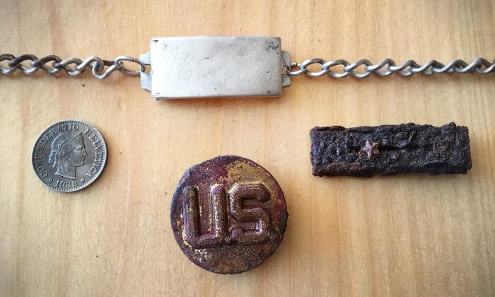 Silver Bracelet of American Soldier From WWII POW Camp Unearthed by Czech Metal Detectorist, Returned After 76 Years