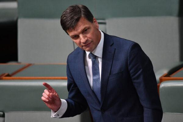 Former Energy Minister Angus Taylor at Parliament House in Canberra, Australia on May 14, 2020. (Photo by Sam Mooy/Getty Images)