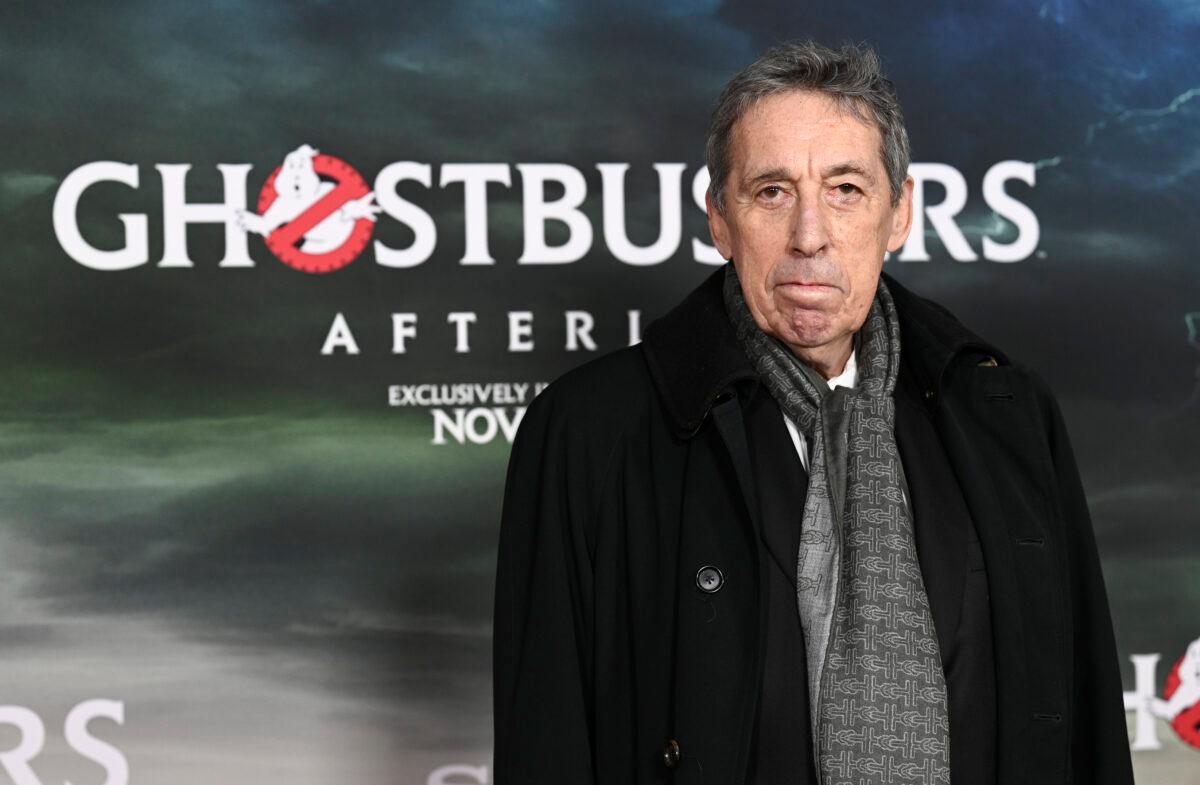 Producer Ivan Reitman attends the premiere of "Ghostbusters: Afterlife" at AMC Lincoln Square 13 in N.Y.C., on Nov. 15, 2021. (Evan Agostini/Invision/AP)