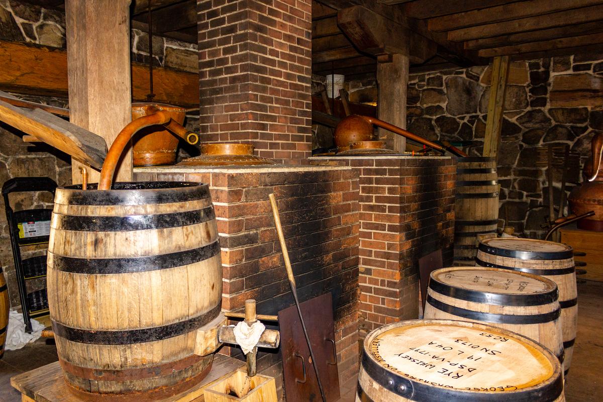 The Rebuilt Mount Vernon Whiskey Distillery. (Courtesy of Kristen H. Murray)