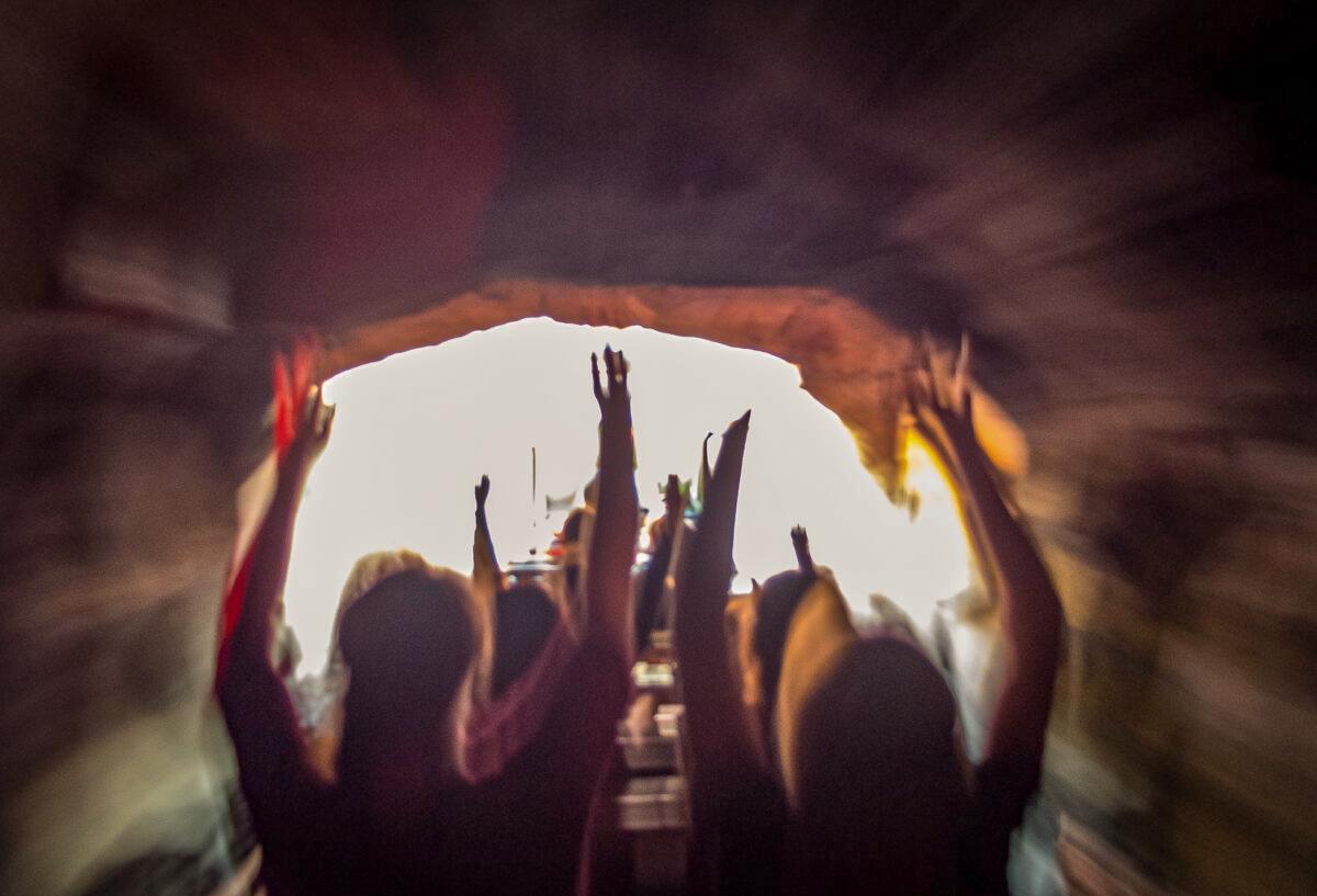 Rams Players Celebrate Super Bowl Victory at Disneyland