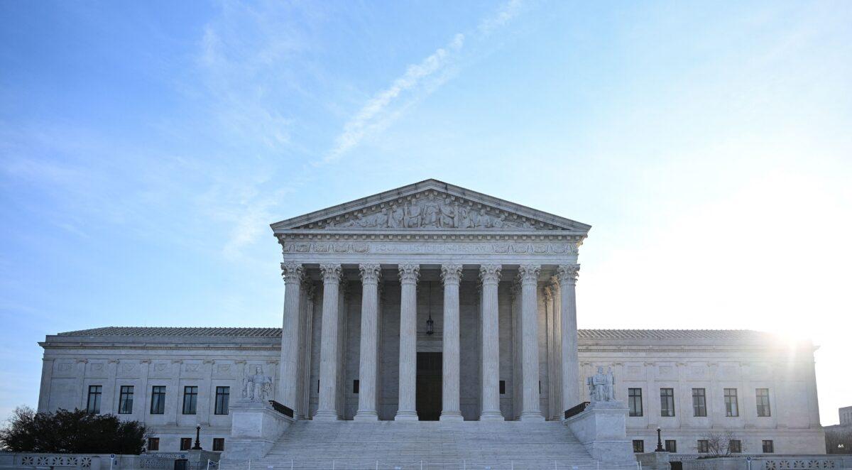The U.S. Supreme Court is seen in Washington on Feb. 8, 2022. (Mandel Ngan/AFP via Getty Images)