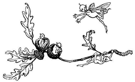 An illustration of little creatures by Arthur Rackham. (Public Domain)